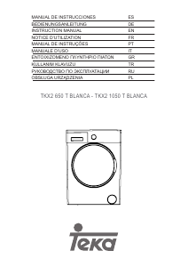 Manual Teka TKX2 650 T Washing Machine