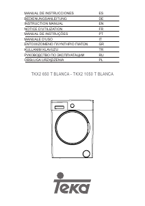 Manual Teka TKX2 1050 T Washing Machine