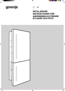 Bruksanvisning Gorenje NRKI519D61WF Kyl-frys