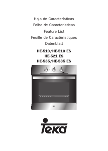 Handleiding Teka HE 521 ES Oven