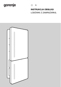 Instrukcja Gorenje NRKI619D61WFE Lodówko-zamrażarka