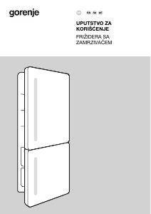 Priručnik Gorenje NRKI619D61WFE Frižider – zamrzivač