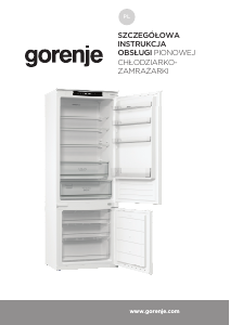 Instrukcja Gorenje NRKI619EA3 Lodówko-zamrażarka