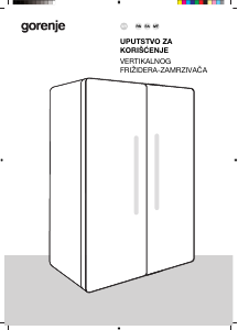 Priručnik Gorenje NRS917E41X Frižider – zamrzivač