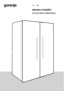 Manuál Gorenje NRS917E61X Lednice s mrazákem