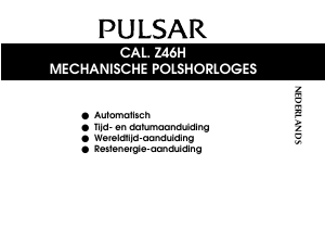 Handleiding Pulsar Z46H Uurwerk