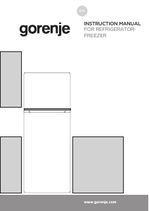Manual Gorenje RF414EPB4 Fridge-Freezer