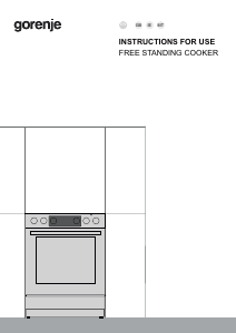 Bruksanvisning Gorenje GECS5C70XA Spis