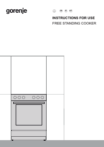 Handleiding Gorenje GG6A10WJ Fornuis