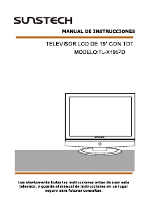 Manual de uso Sunstech TL-X1952D Televisor de LCD