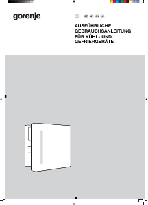 Bedienungsanleitung Gorenje RBIU48E21 Kühlschrank