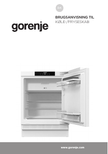 Brugsanvisning Gorenje RBIU609EA1 Køleskab