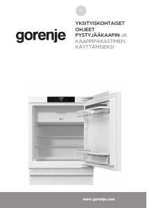 Käyttöohje Gorenje RBIU609EA1 Jääkaappi