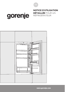 Mode d’emploi Gorenje RI4122E1 Réfrigérateur