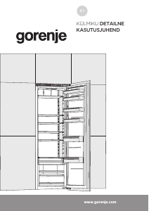 Kasutusjuhend Gorenje RI518EA1 Külmik