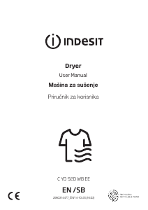 Handleiding Indesit C YD 92D WB EE Wasdroger