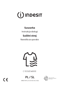 Priročnik Indesit C YD 92D WB EE Sušilni stroj