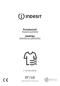 Rokasgrāmata Indesit C YD 92D WB EE Veļas žāvētājs