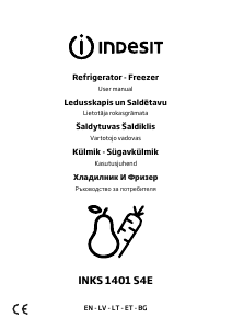 Bruksanvisning Indesit INKS 1401 S4E Kyl-frys
