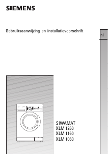 Handleiding Siemens Siwamat XLM 1160 Wasmachine