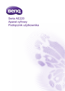 Instrukcja BenQ AE220 Aparat cyfrowy