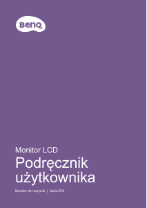 Instrukcja BenQ EW2780U Monitor LCD