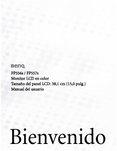 Manual de uso BenQ FP556S Monitor de LCD