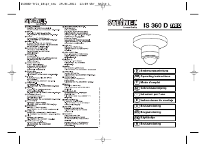 Manual de uso Steinel IS 360 D TRIO Detector de movimiento
