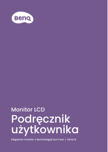 Instrukcja BenQ GW2490 Monitor LCD