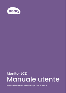 Manuale BenQ GW3290QT Monitor LCD