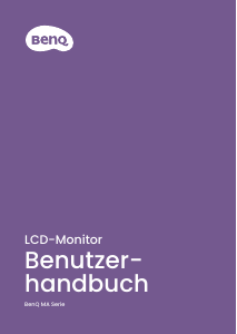 Bedienungsanleitung BenQ MA270S LCD monitor