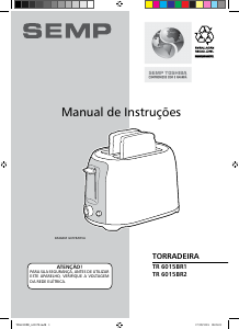 Manual Semp TR 6015 BR2 Torradeira