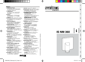 Vadovas Steinel IS NM 360 Judesio detektorius