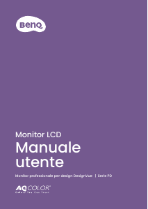 Manuale BenQ PD3226G Monitor LCD