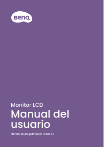 Manual de uso BenQ RD240Q Monitor de LCD