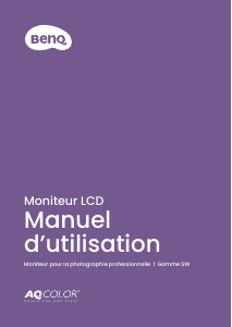 Mode d’emploi BenQ SW242Q Moniteur LCD