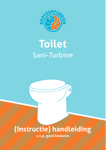 Handleiding SANI-wc-BROYEUR Sani-Turbine Toilet