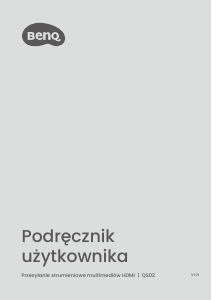 Instrukcja BenQ QS02 Odtwarzacz multimedialny