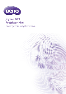 Instrukcja BenQ GP3 Projektor