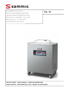 Manual de uso Sammic V-426 T Sellador de vacío