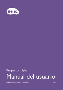 Manual de uso BenQ LH890UST Proyector