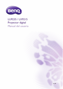 Manual de uso BenQ LU9235 Proyector