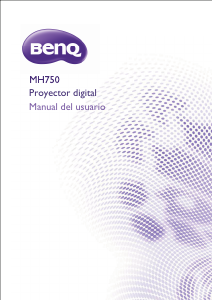 Manual de uso BenQ MH750 Proyector