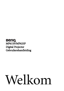 Handleiding BenQ MP615P Beamer