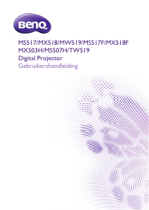 Handleiding BenQ MS517 Beamer