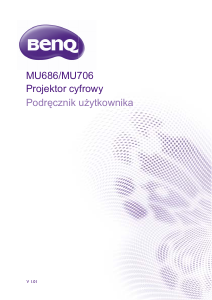 Instrukcja BenQ MU686 Projektor