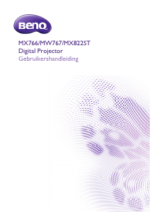 Handleiding BenQ MW767 Beamer