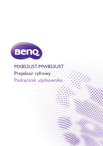 Instrukcja BenQ MW853UST Projektor