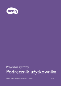 Instrukcja BenQ MX536 Projektor