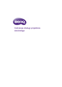 Instrukcja BenQ MX703 Projektor